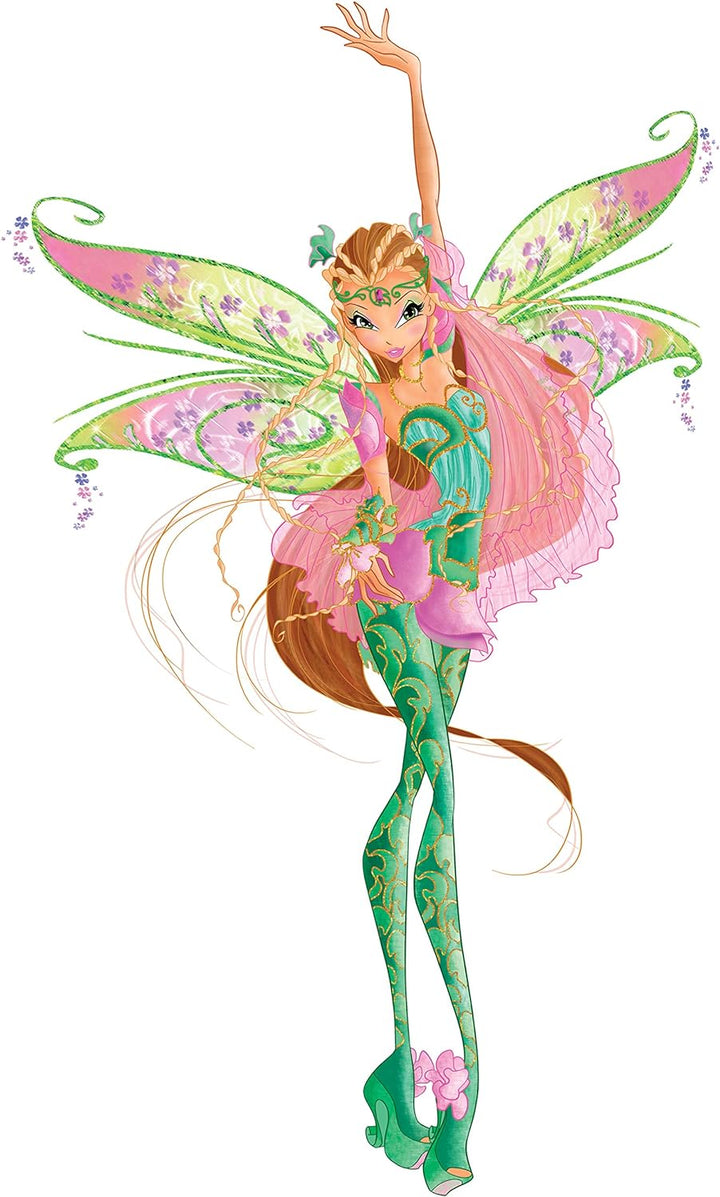 Ciao- Flora Bloomix Winx Club costume disguise fancy dress girl (Size 4-6 years)