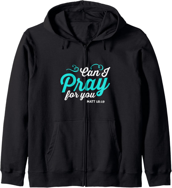 Can I Pray for You - Religiöses Kreuz Christlich Kapuzenjacke