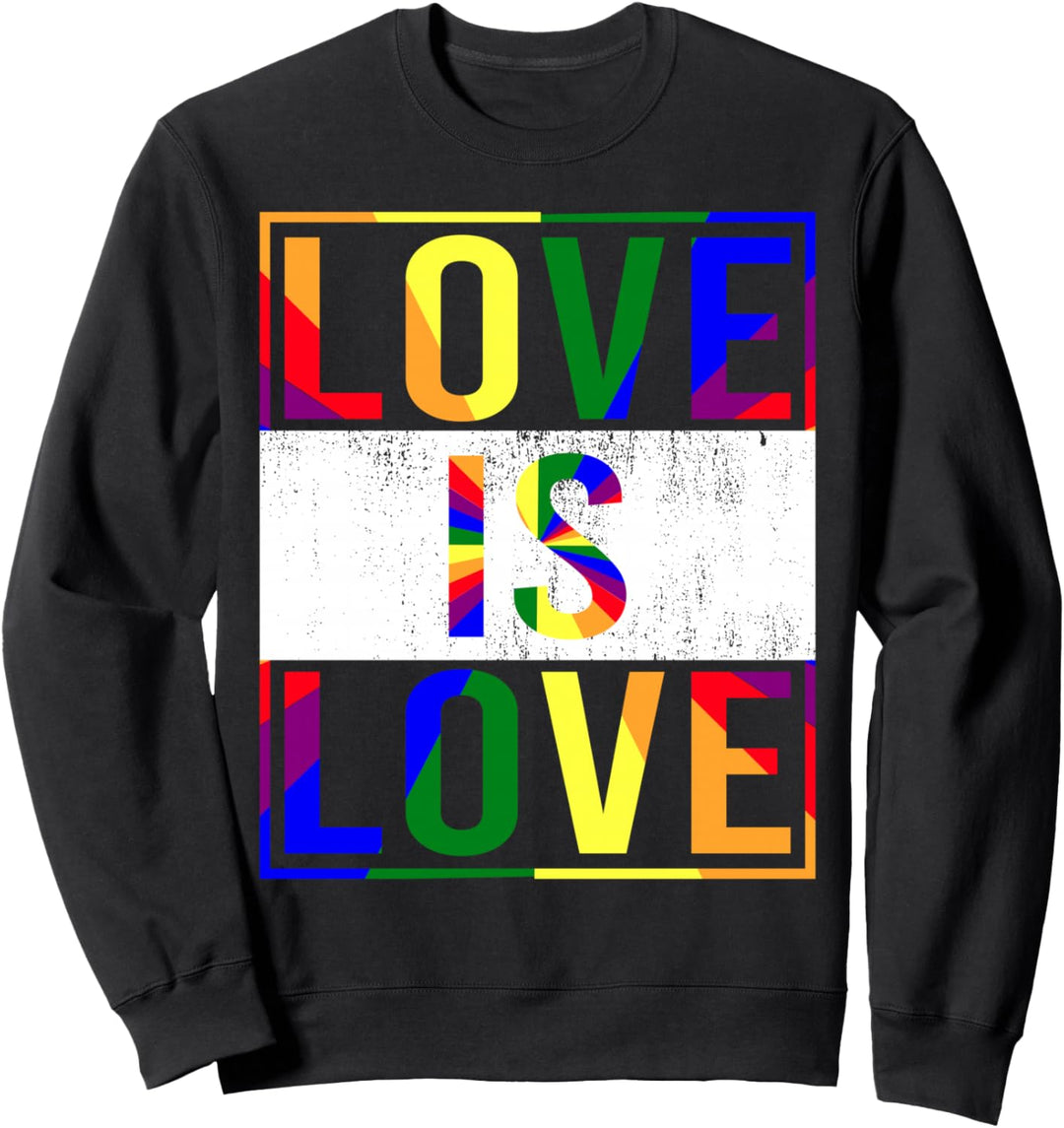 love is love gay Pride month LGBT Community CSD Pride Sweatshirt
