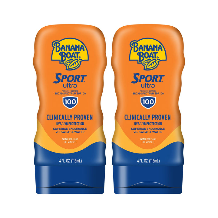 Banana Boat Sport Performance Sunblock Lotion SPF 100, 4-Unce Bottles (2 Stück) by Banana Boat LSF 1