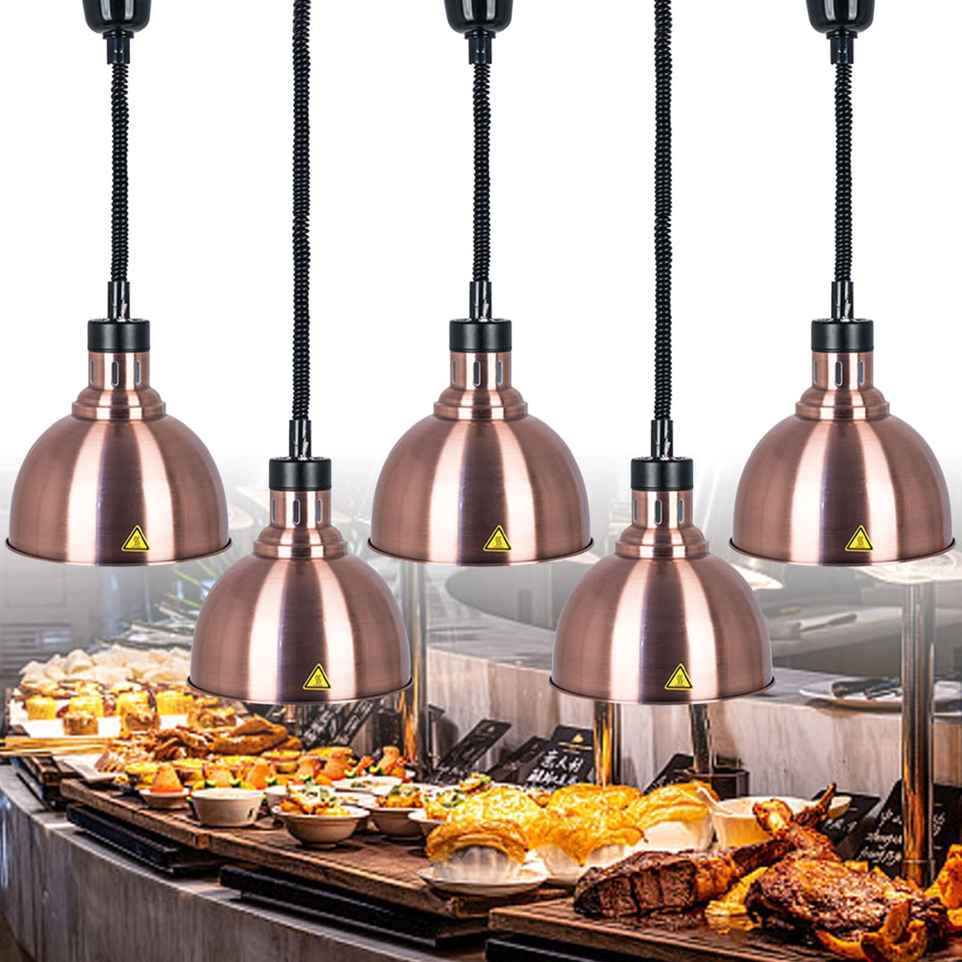 Waermelampen Kueche, Gewerbliche Einstellbare Speisenwärmer, Lebensmittel Heizlampe für Essen Warmha