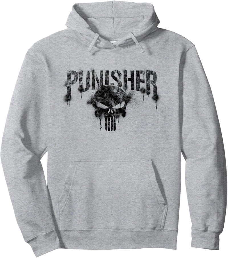 Marvel The Punisher Logo Black Pullover Hoodie