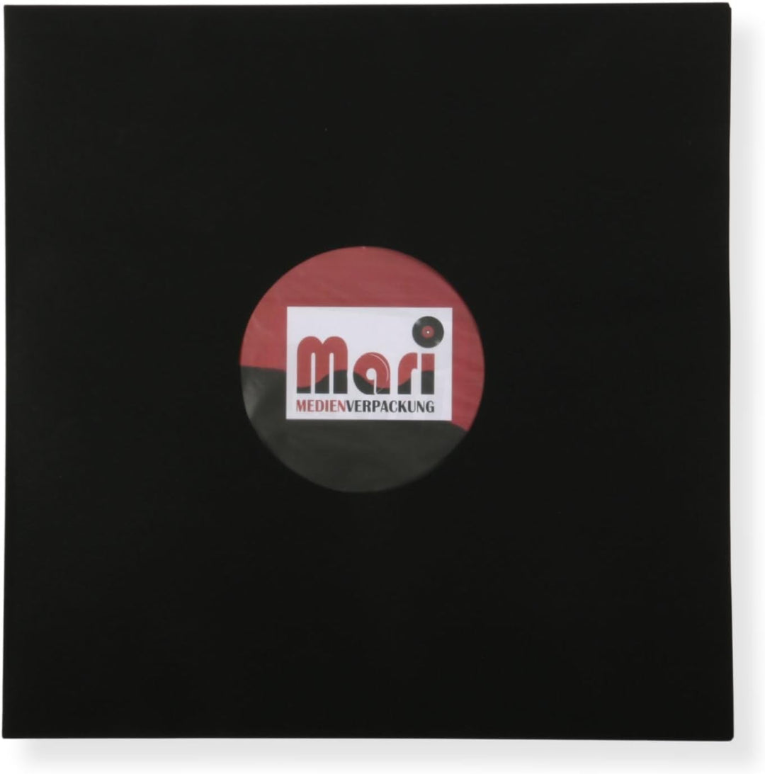 400 Stück LP Schallplatten Innenhüllen schwarz gefüttert 80 gramm Vinyl LP Maxi Single