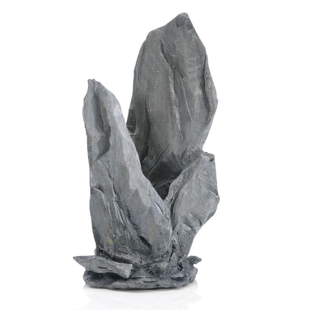biOrb 46126 Schiefer Ornament M, grau - Aquariendekoration in Form eines künstlichen Gesteins zur st