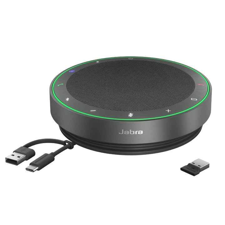 Jabra Speak2 75 schnurlose Freisprechlösung mit USB-A Bluetooth-Adapter, 4 Mikrofone mit Geräuschunt