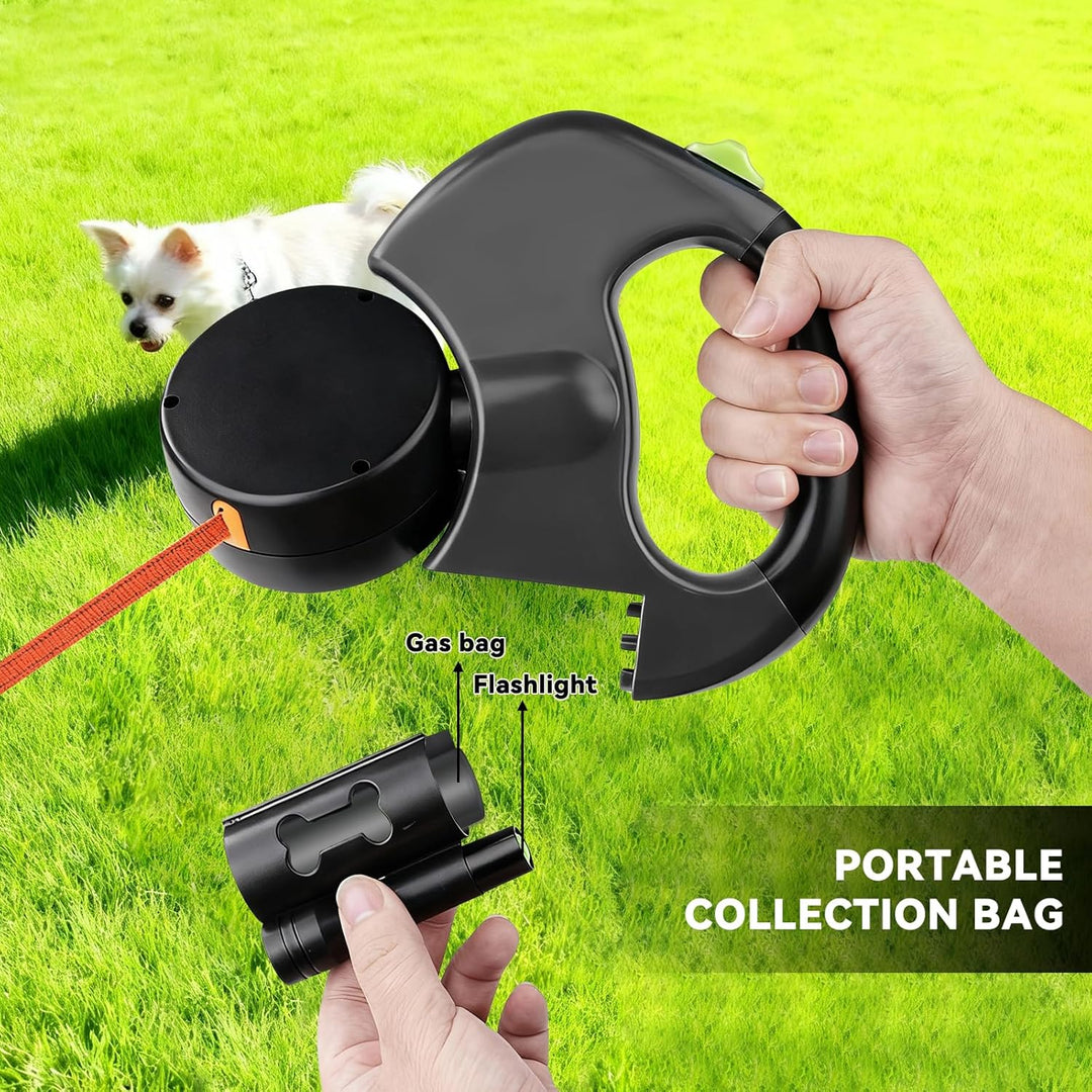 Nimomo Hundeleine, Automatische Leinen Hundeleine Einziehbare Doppel-Hundeleine Dog Lead Pet Leash 1