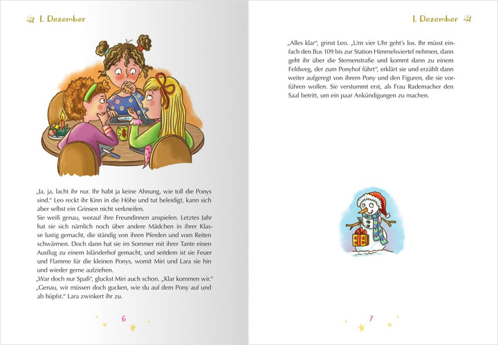 Die Lametta-Girls und der Ponydieb: Ein Krimi-Adventskalender mit 24 Rätseln, Kalender