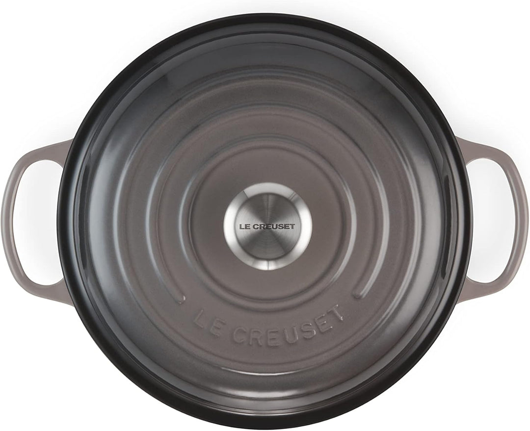 Le Creuset Signature Gusseisen Gourmet-Profitopf, Rund, Ø 26 cm, 2,2 l, Für alle Herdarten inkl. Ind