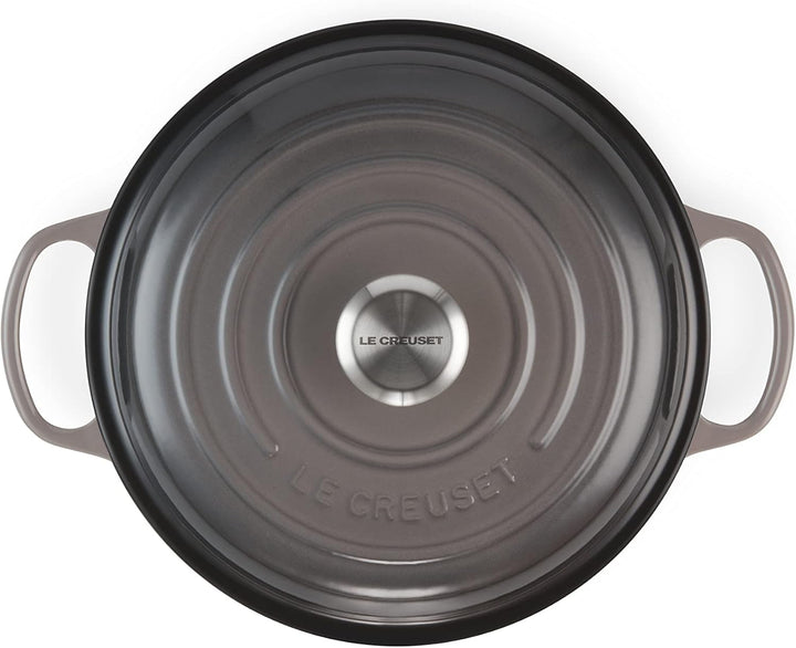 Le Creuset Signature Gusseisen Gourmet-Profitopf, Rund, Ø 26 cm, 2,2 l, Für alle Herdarten inkl. Ind