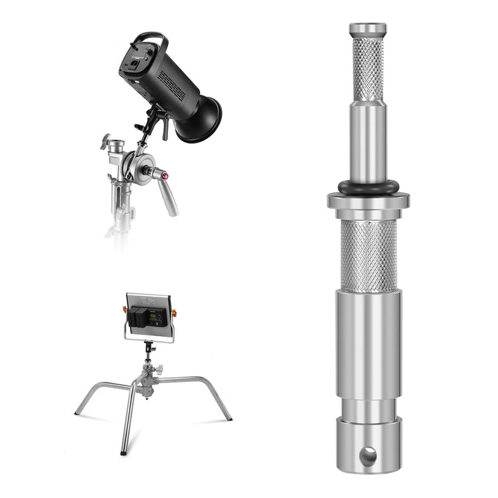 NEEWER Junior zu Baby Steckeradapter, 1-1/8"/28mm Junior Stecker auf 5/8"/16mm Baby Stecker, Ständer