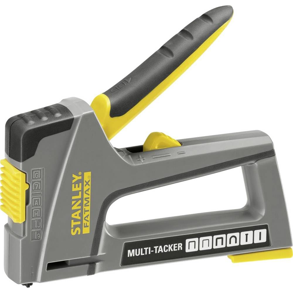 Stanley FatMax Handtacker 6-in-1 TR75 (rückschlagsfrei, verarbeitet sechs verschiedenen Klammer/Näge
