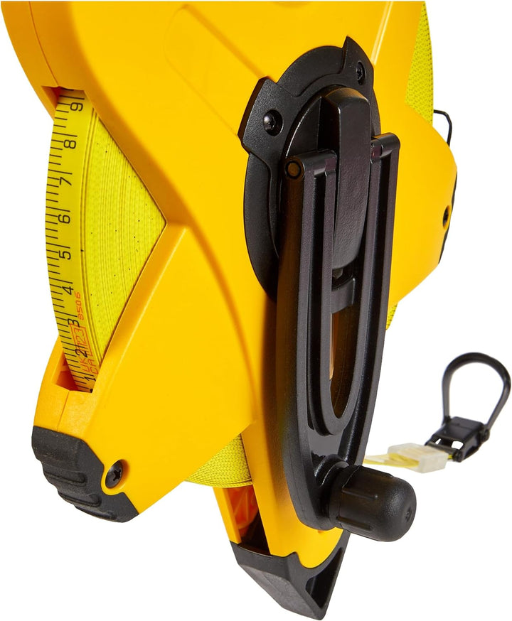 Stanley Rahmenbandmass Power Winder Fiberglas (60 m Länge, ergonomisch, Genauigkeitsklasse III) 2-34