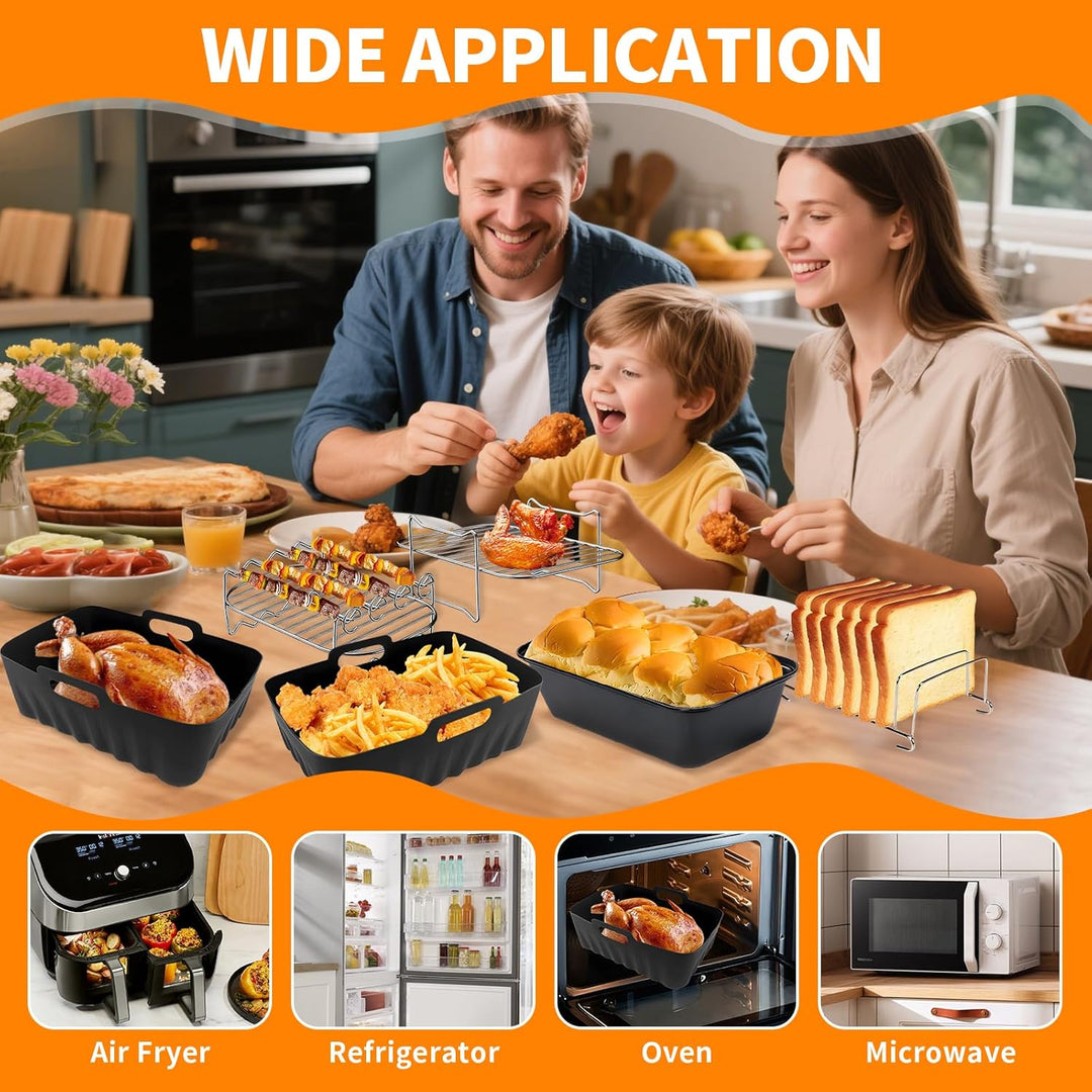 Ninja Heissluftfritteuse Zubehör, Airfryer Zubehör für Ninja Foodi Max Dual Zone Heissluftfritteuse