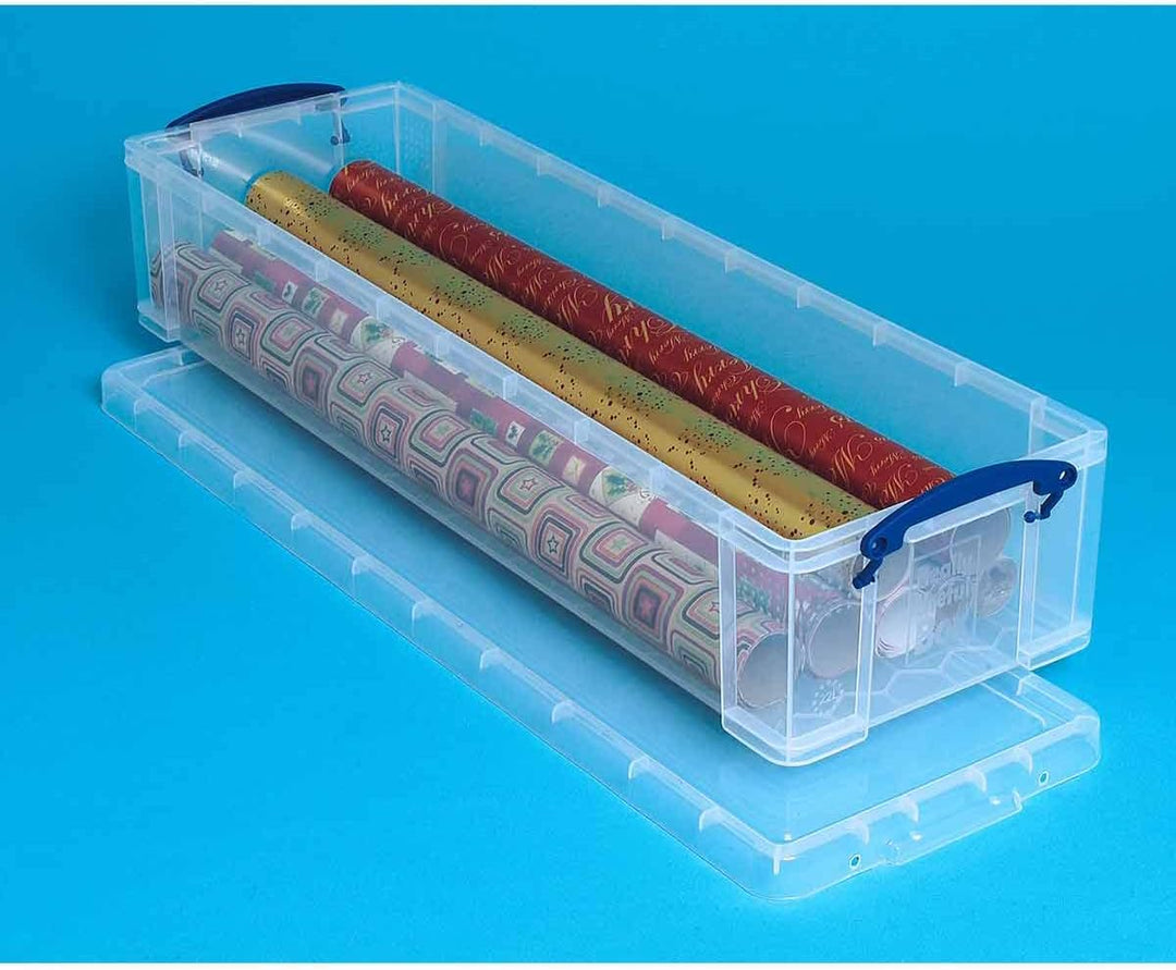 Really Use Box 22CCB Aufbewahrungsbox 22 Liter, transparent Single, Single