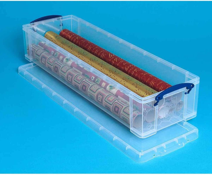 Really Use Box 22CCB Aufbewahrungsbox 22 Liter, transparent Single, Single