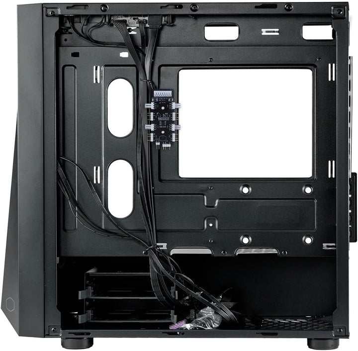 Cooler Master CMP 320 PC-Gehäuse – Mini-Tower-Gehäuse mit 2 x 120-mm-ARGB-Lüftern,Micro-ATX,Seitenwa