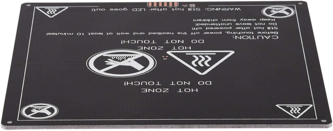 12V USB Eingebauter Thermistor 220x220mm Langlebiges Heizplatten-Heizbett Aluminium für 3D-Drucker
