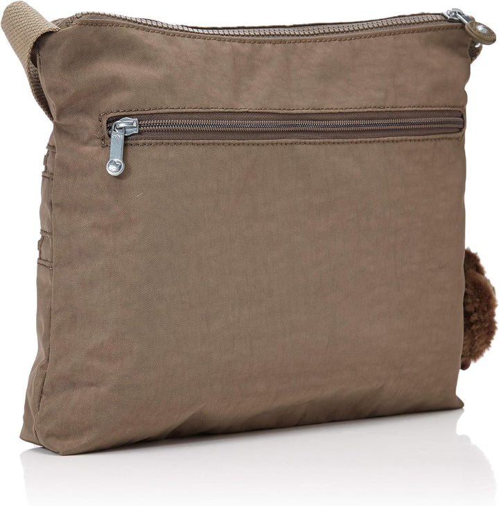 Kipling Alvar, Damen Umhängetasche, Braun (True Beige), 15x24x45 cm (W x H x L), True Beige