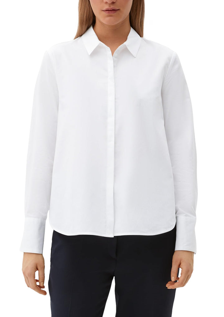 s.Oliver BLACK LABEL Bluse mit verdeckter Knopfleiste 32 0100, 32 0100
