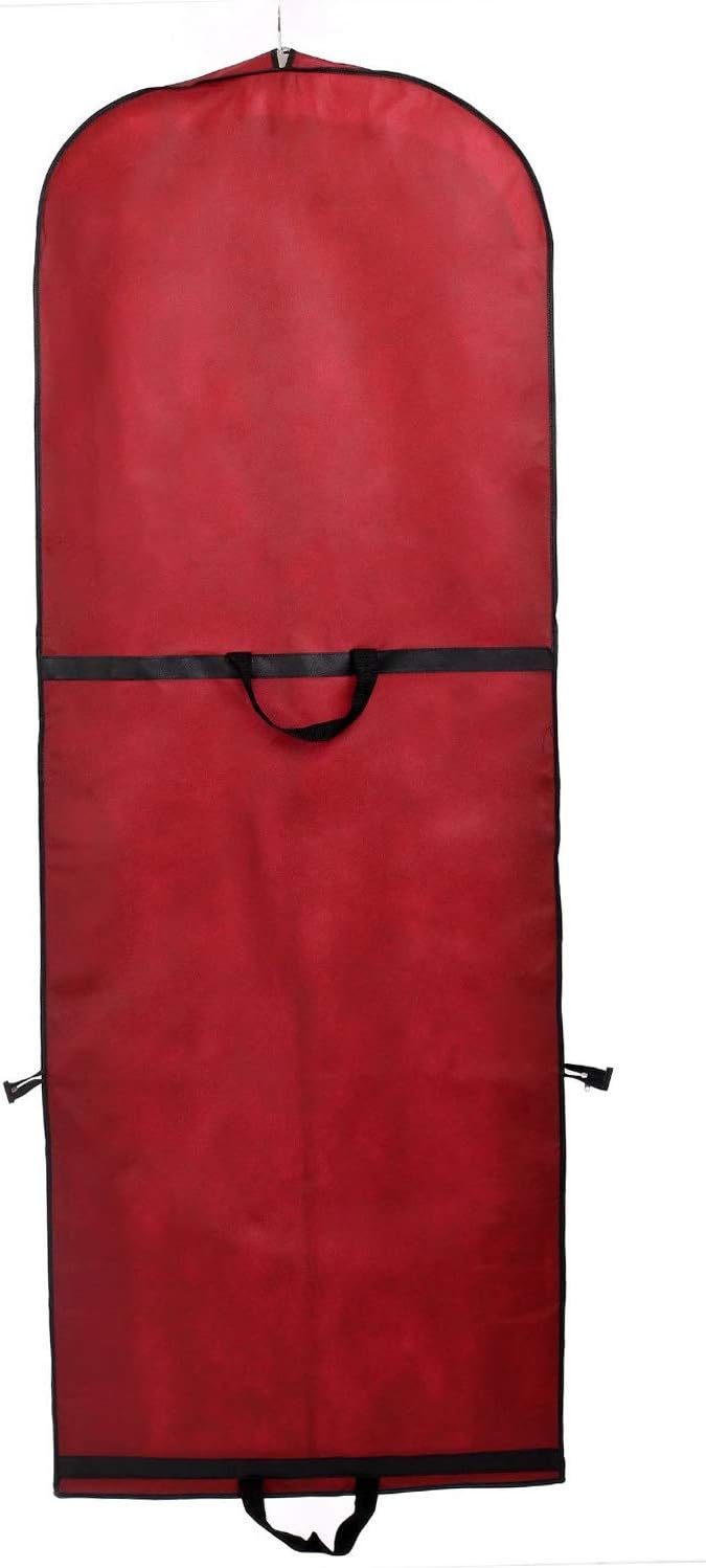 TUKA [3st.] Faltbar 150cm Atmungsaktiver Kleidersack mit Reissverschluss, Schutzhülle für Kleider/An