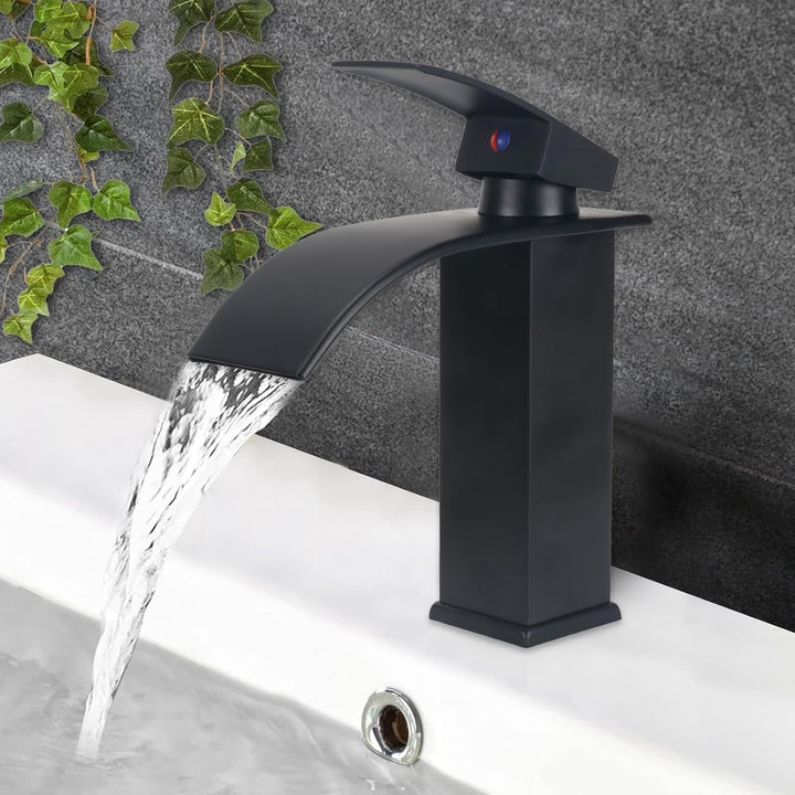 Wasserhahn Bad Wasserfall Wasserhahn Edelstahl Waschbeckenarmatur Waschtischarmatur Waschbecken Arma