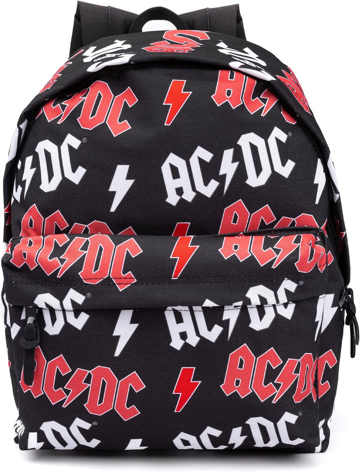 AC/DC Rucksack Erwachsene Teens Music Band Blitz Rucksack 16" Einheitsgrösse