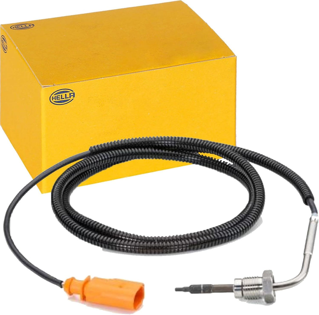HELLA 6PT 014 494-281 Sensor, Abgastemperatur - 2-polig - geschraubt - Kabel: 1100mm