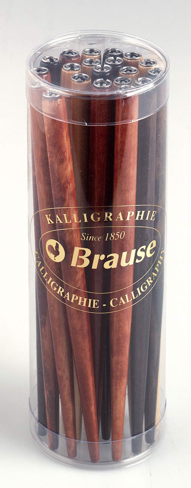Brause 1620B Kalligraphie Box (mit 20 Federhaltern aus Naturholz, ideal für die Kalligraphie) 20er P