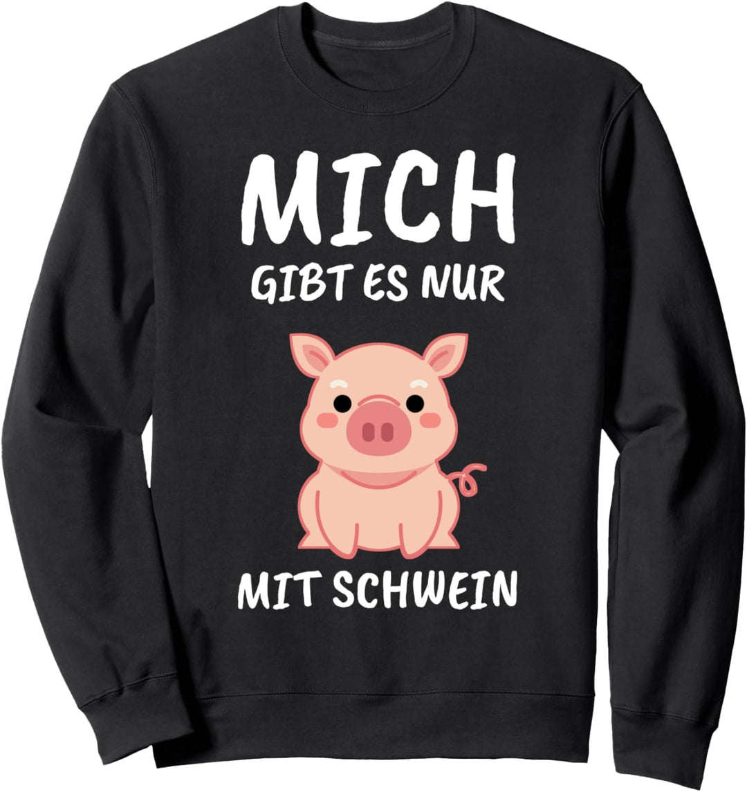 Schwein Schweine Züchter Bauer Landwirt Geschenk Sweatshirt