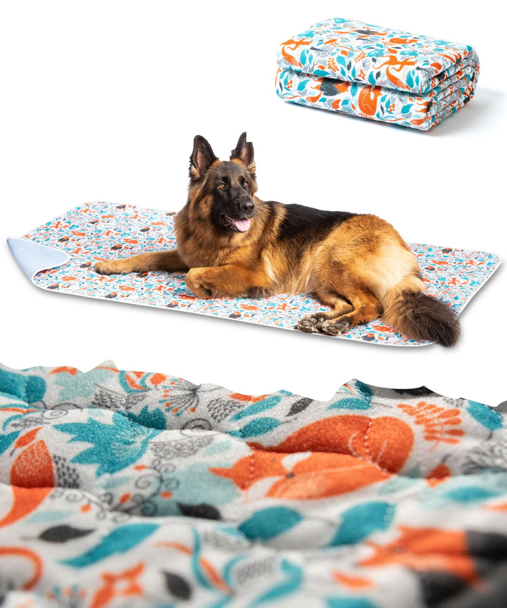 Luxus Waschbare Pee Pad für Hunde - 2 x Saugfähiger & rutschfest - Wiederverwendbare und wasserdicht