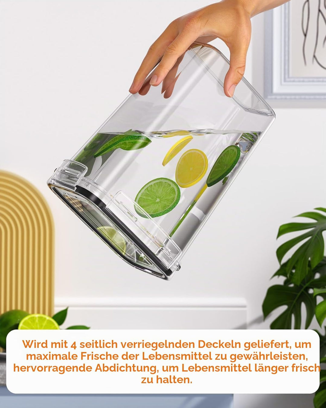 Vorratsdosen mit Deckel Luftdicht, Set mit 24 Luftdichte Vorratsbehälter, Aufbewahrungsboxen mit Dec