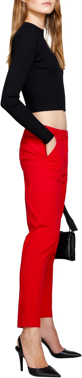 Sisley Damen Trousers Pants 42 Red 0f1, 42 Red 0f1