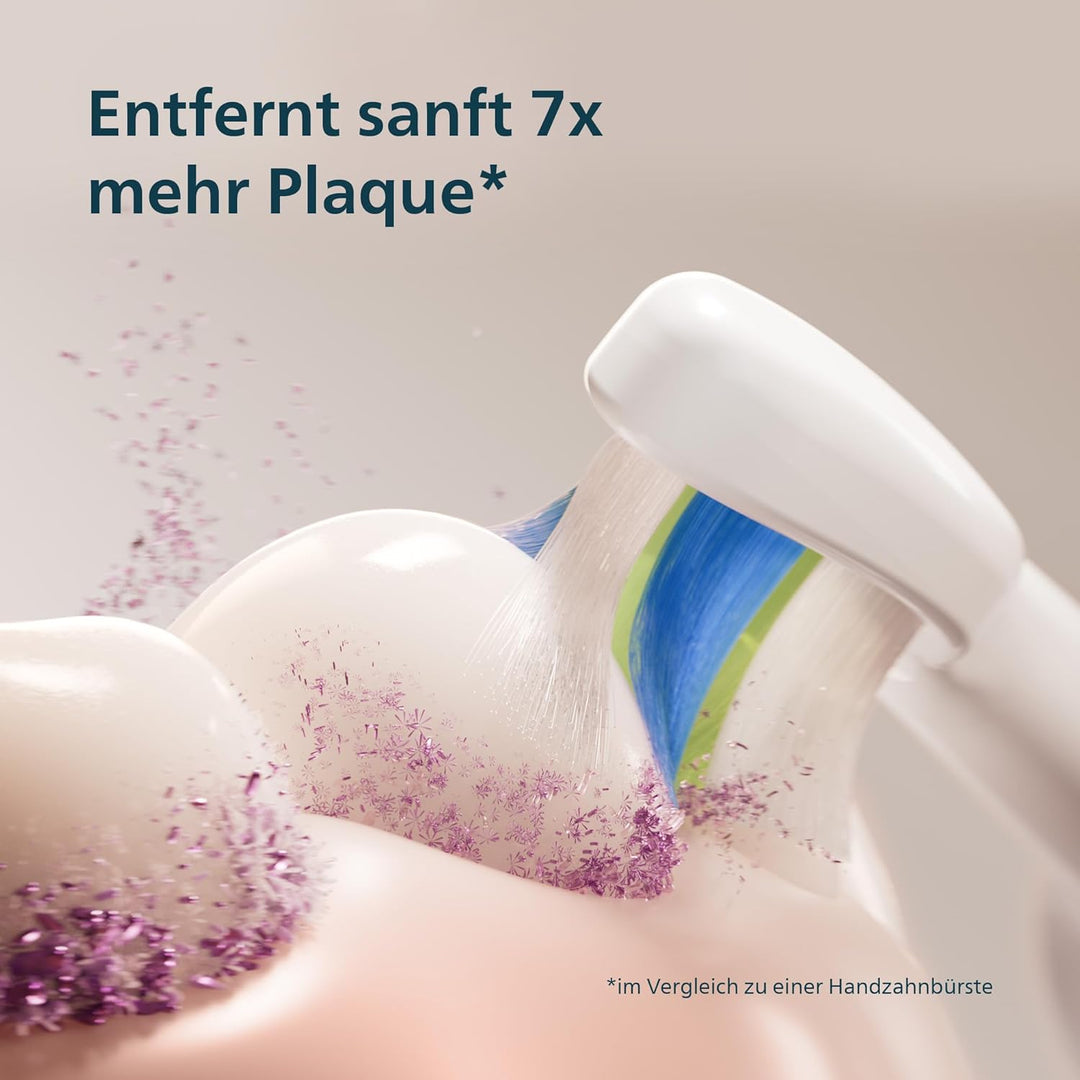 Philips Sonicare 5500 elektrische Zahnbürste, Schallzahnbürste mit 2 Putzmodi, Andruckkontrolle, Eas