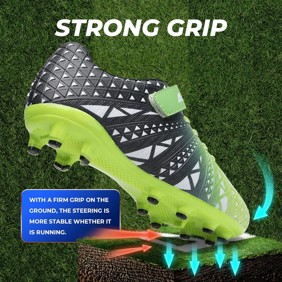 ASHION Fussballschuh Kinder Fussballschuhe Footballschuhe Outdoor Athletic Soccer Schuhe 29 EU B Bla