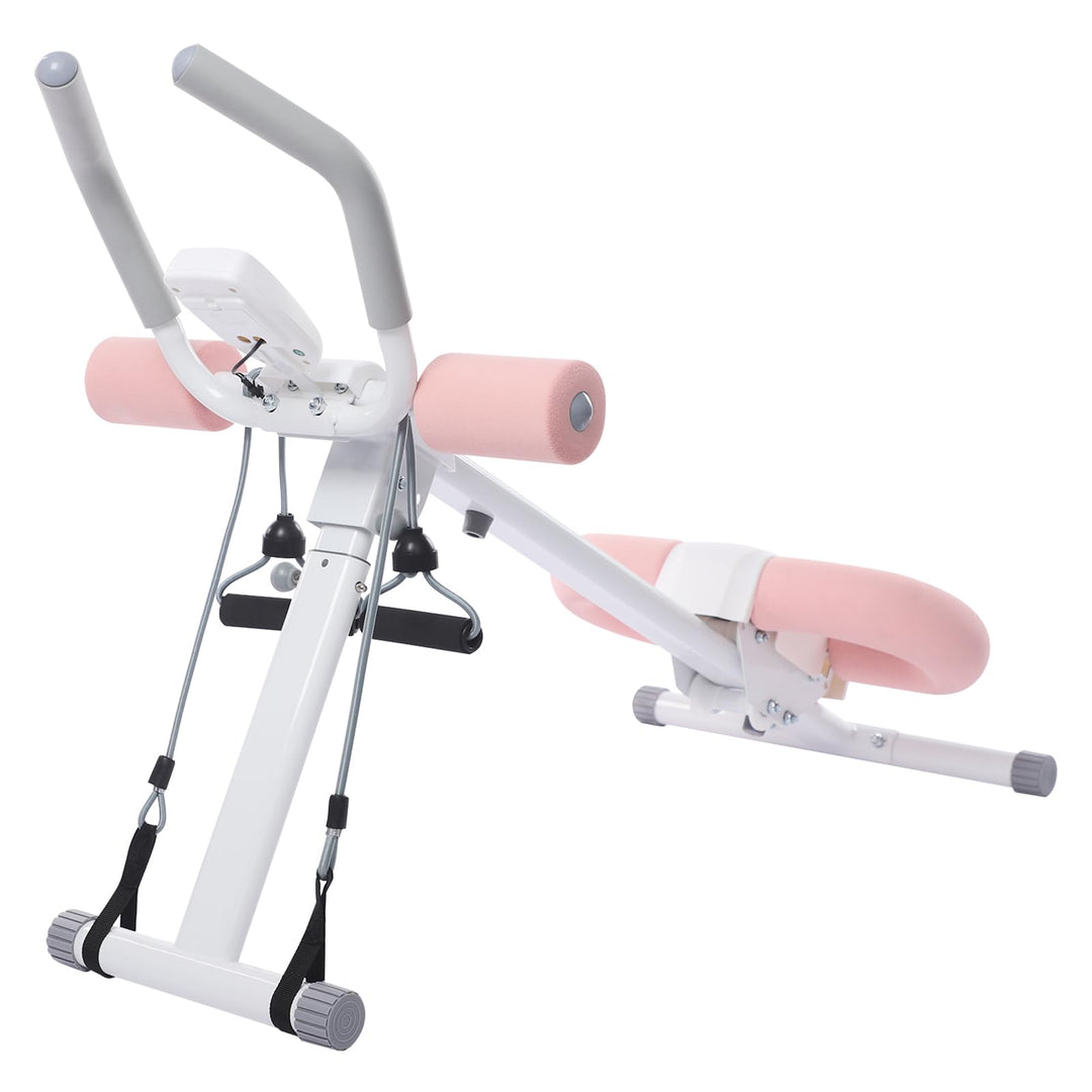 Bauchtrainer für Zuhause, Bauchmuskeltrainer Abdominalmaschine, Klappbar Bauchmuskeltraining Multifu
