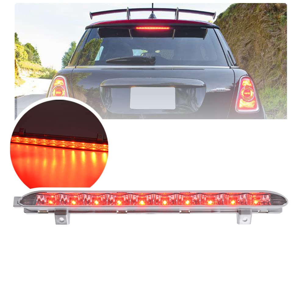 NSLUMO Chrome Linse Rote Drei Bremsleuchte Hochmontage Licht Für R56 Cooper CooperS R60 Landsmann 20