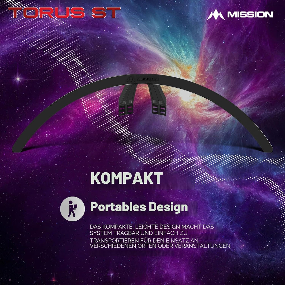Mission Torus ST Elektronisches Dartboard Beleuchtung