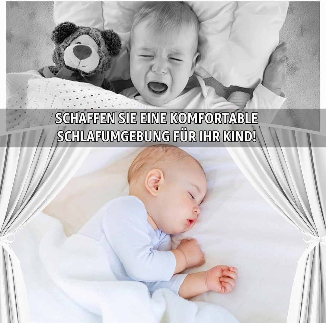 Hausbett Himmel, 2PCS Betthimmel Hausbett, Musselin himmelbett vorhänge, Hausbett Vorhang für Hausbe