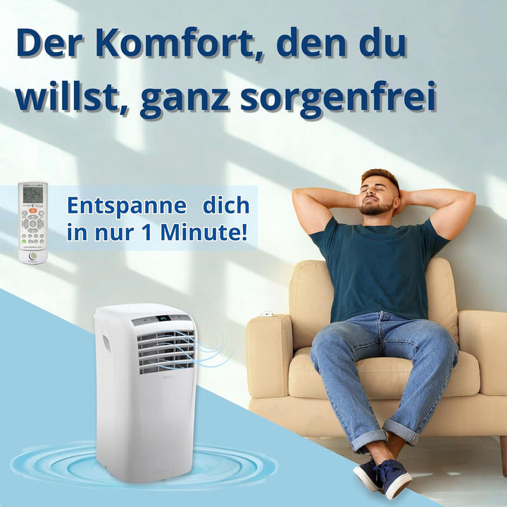 Wellclima® Fernbedienung für tragbare Klimaanlagen von Olimpia Splendid – Kompatibel mit Dolceclima