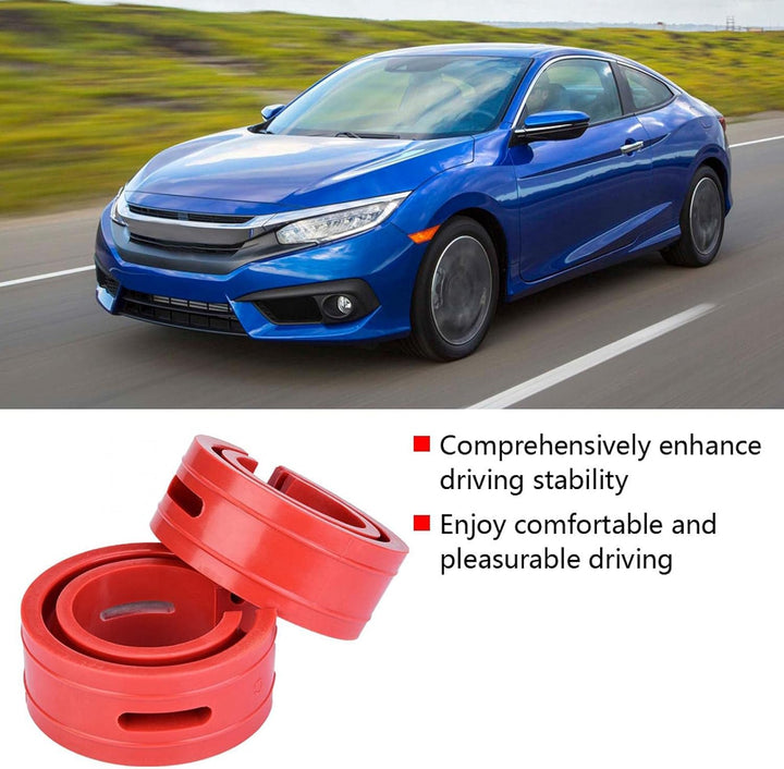 Automotive Spring Buffer Kleber, Yosoo 2PCS Red Car Shock Absorber Buffer Spring Bumper Cushion Typ