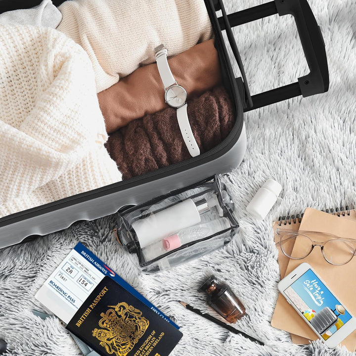 Flight Knight ABS Leichtgewicht Reisekoffer Koffer 3 Groben Kompatibel Mit Air Berlin, Lufthansa, Eu