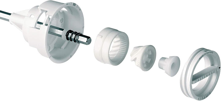 Zassenhaus Salzmühle Frankfurt 18 cm, Bambus mit stufenlos verstellbarem Hochleistungs-Keramikmahlwe