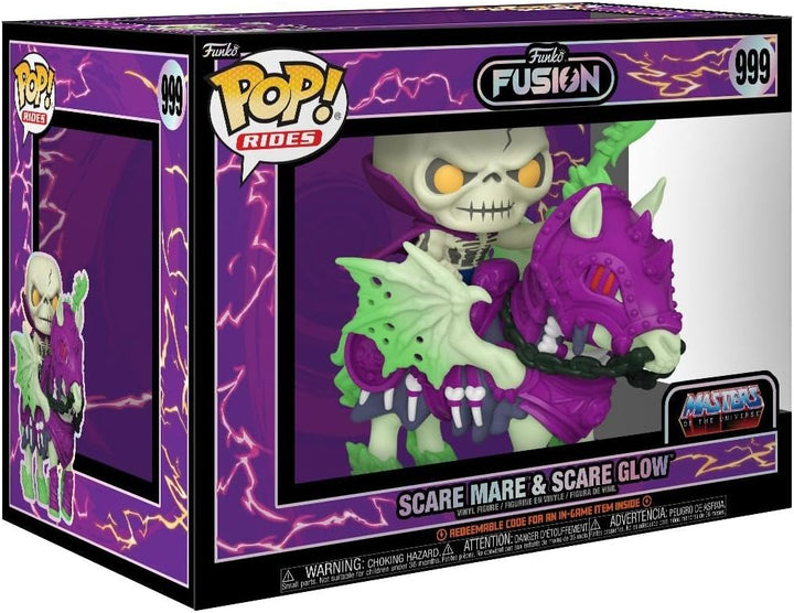 Funko Pop. Rides: Fusion - Scareglow mit Nyte Mare mit Nyte-Mare - Masters of The Universe- Vinyl-Sa