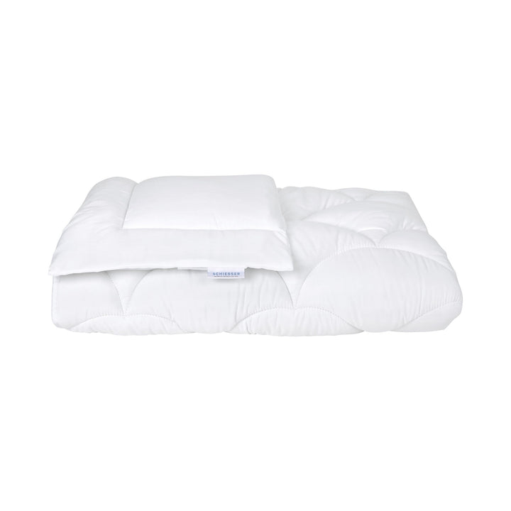 Schiesser Kinder-Betten-Set Schaf / 100 cm x 135 cm Bettdecke + 40 cm x 60 cm Kopfkissen.