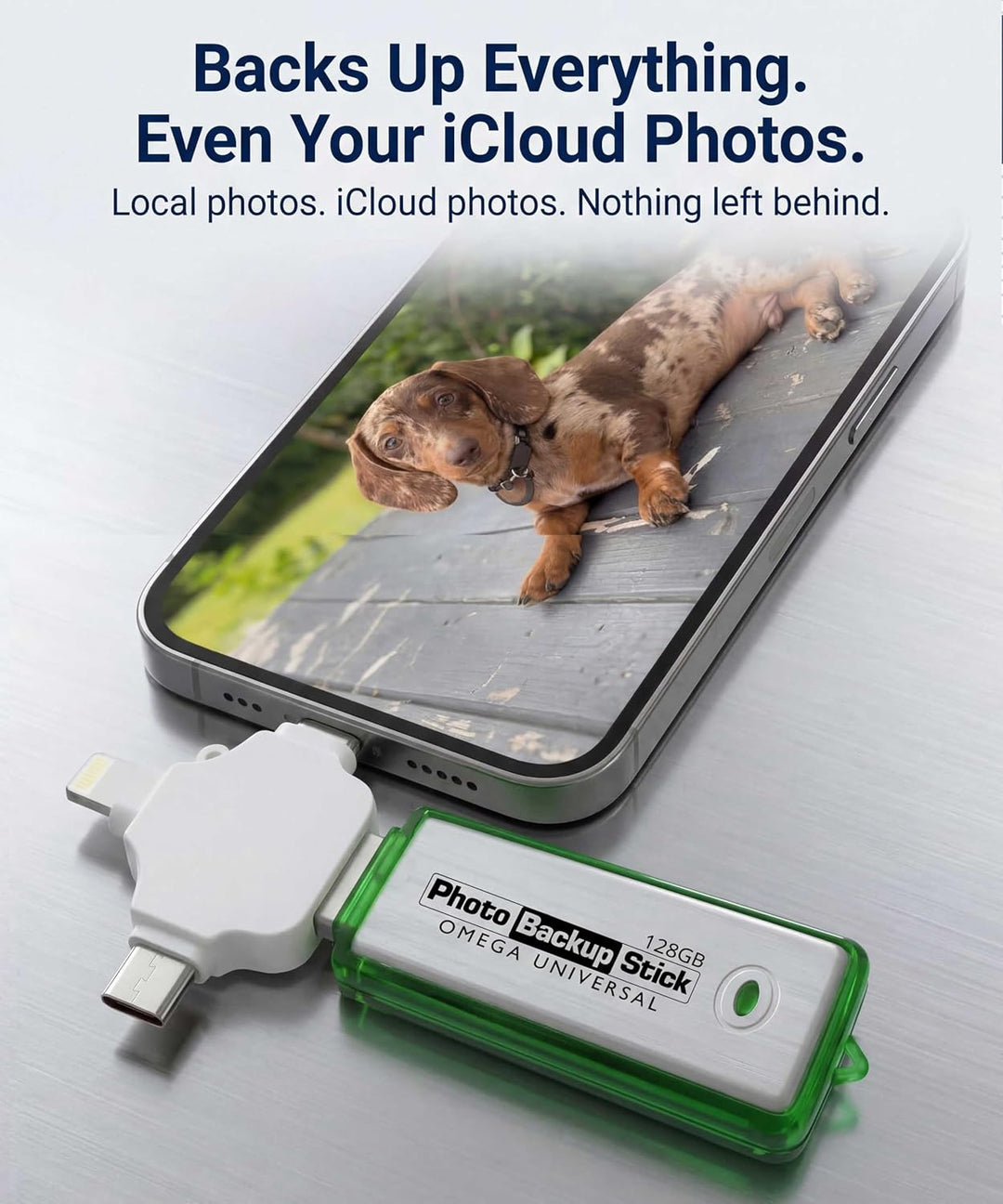 Foto-Backup-Stick für Computer – Bild- und Video-Backup-Tool USB 3.0 (128 GB)