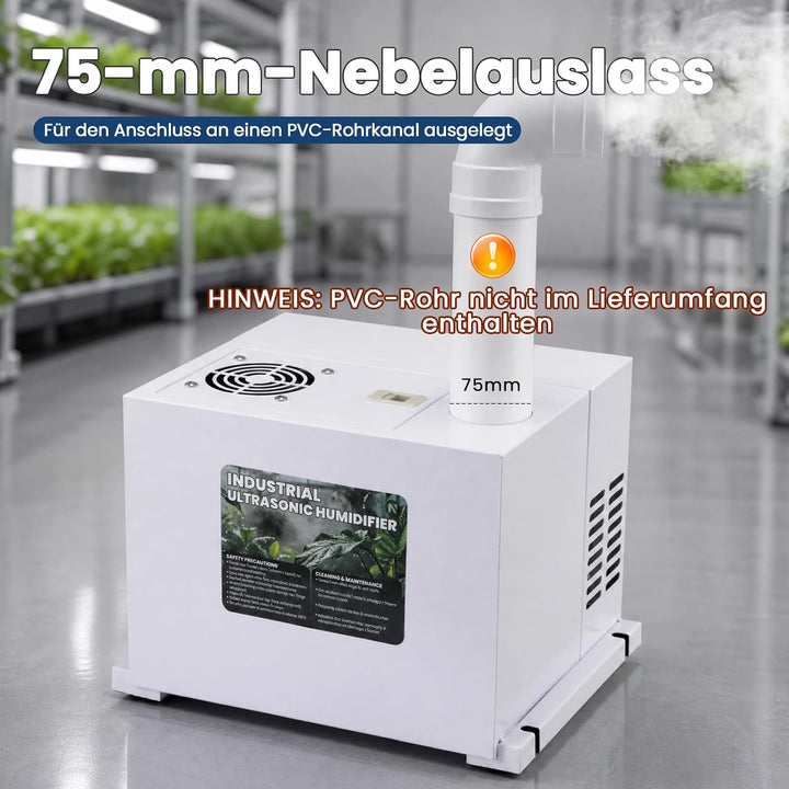 NEWTRY Industrie-Luftbefeuchter, 10 kg/h, automatische Befüllung