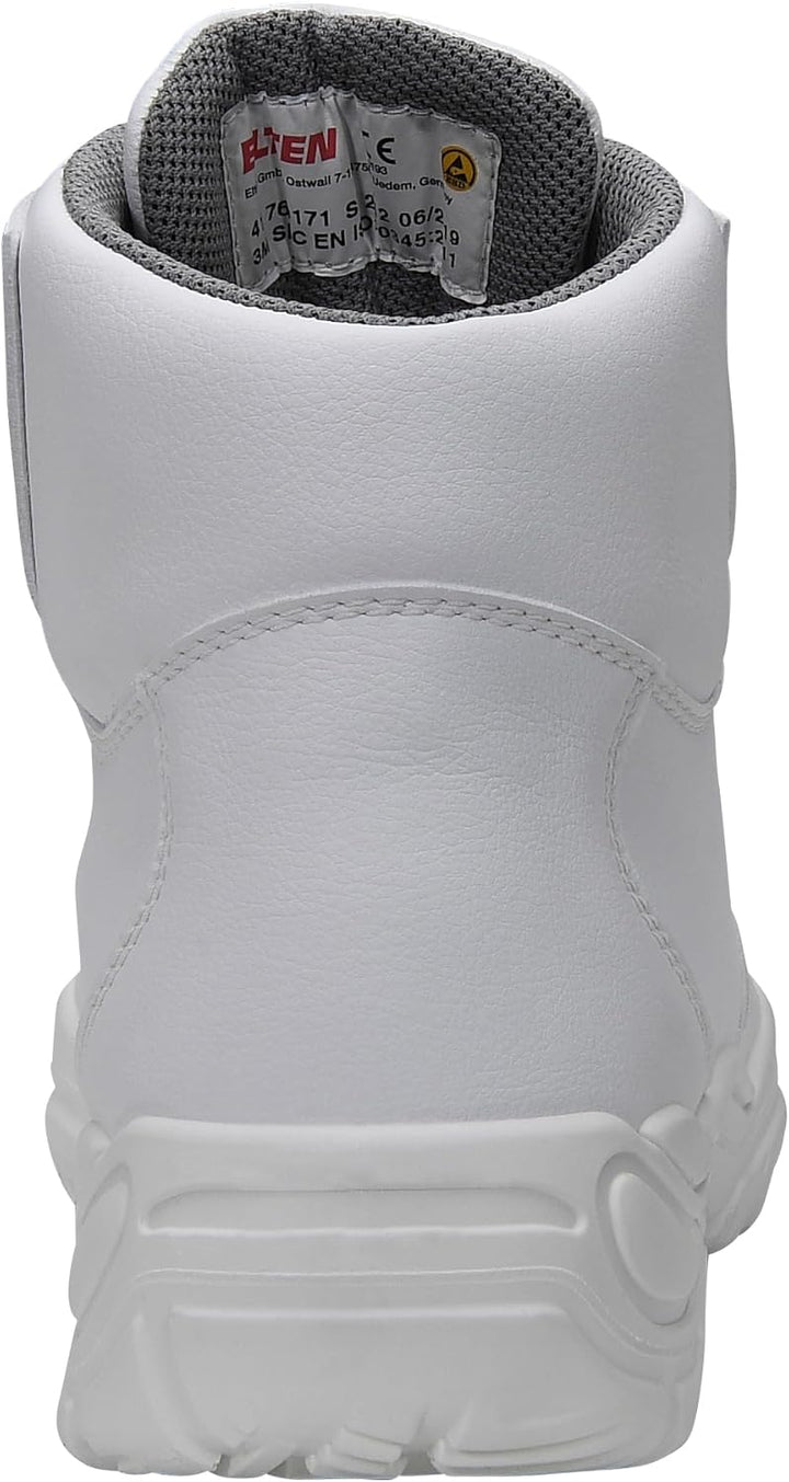 Elten Sicherheitsschnürstiefel "White Strap Mid" ESD S3, Grösse 39, 760171 39 EU, 39 EU