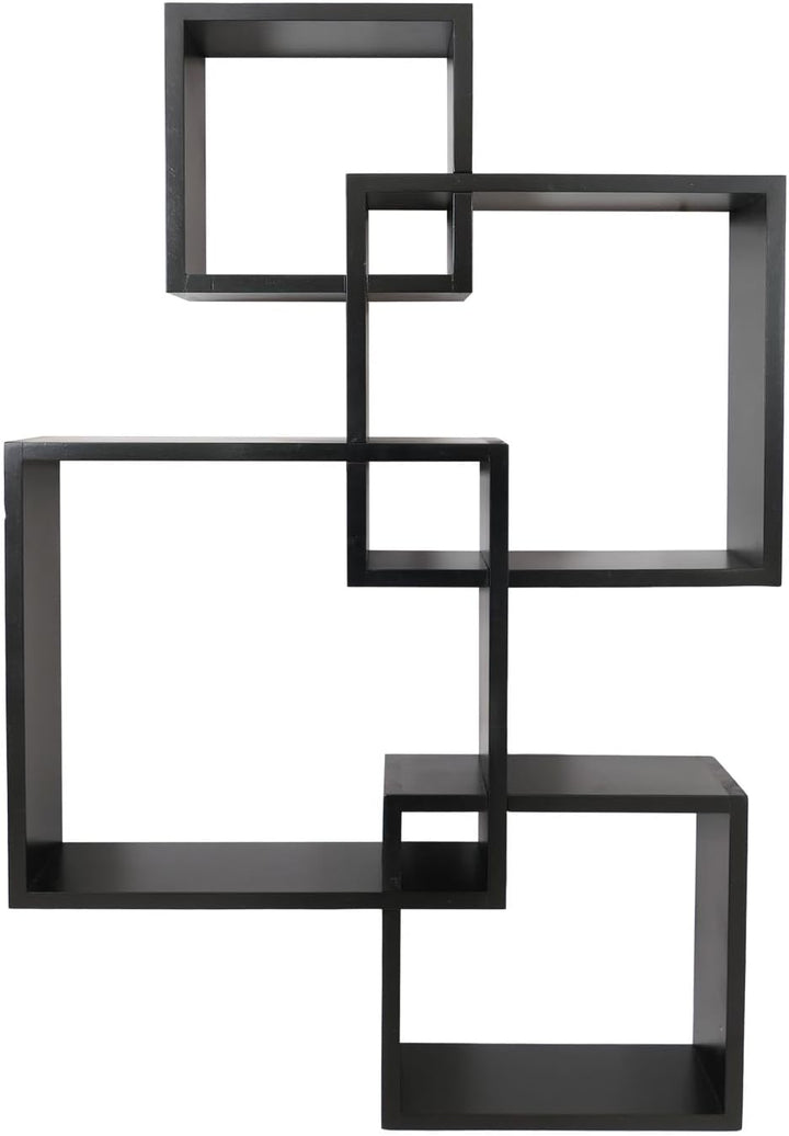 Mendler Wandregal HWC-P23, Schweberegal Wanddekoration Hängeregal Würfelregal Designregal, 4 Regale