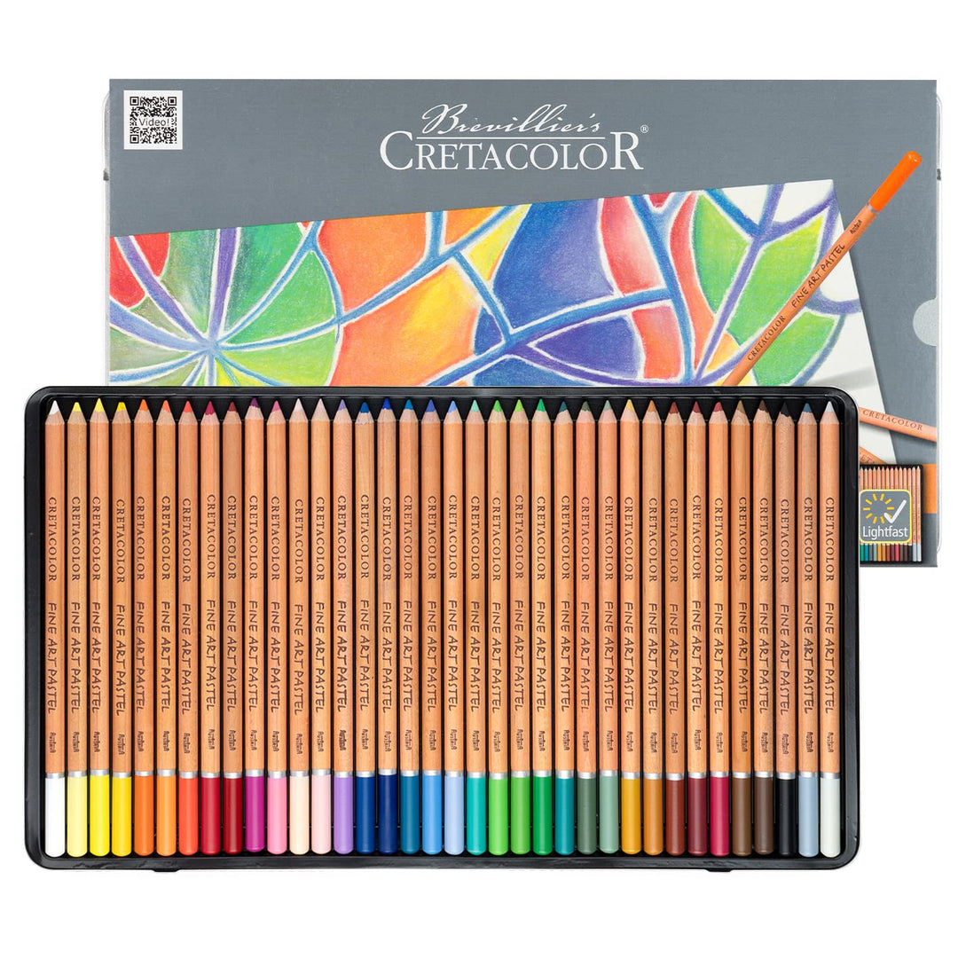 Cretacolor Pastellkreide Set Fine Art Pastel, sortiert, 36er Metalletui 36 stück (1er Pack) Mehrfarb