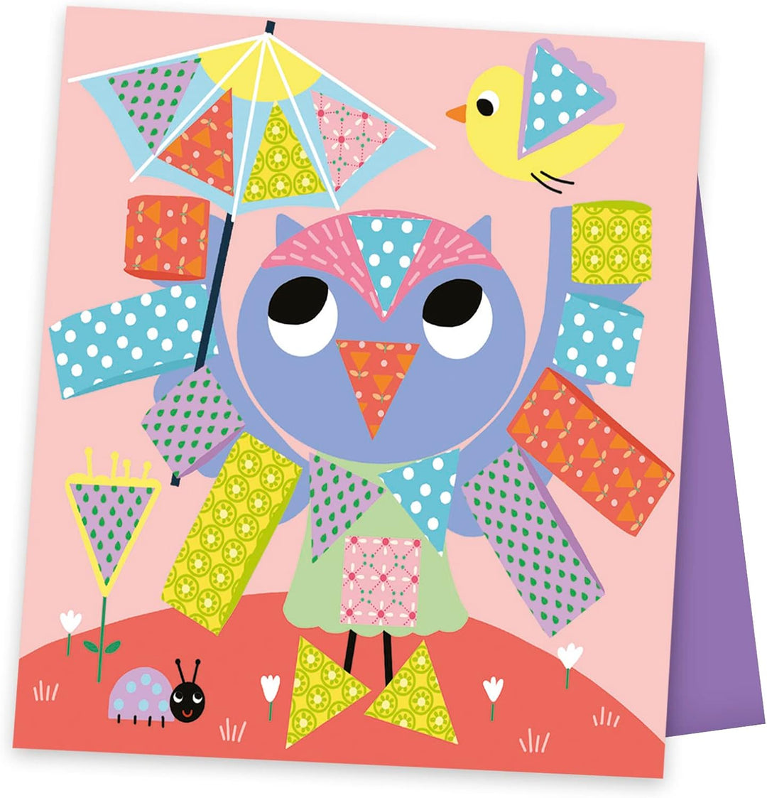 Janod - My Arts & Crafts - Ab 4 Jahre - Ausschneiden und Kleben - 4 Bilder - Kreatives Hobby Kinder